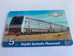 1:043 - Australia Pay Tel Railways Of Australia Train - Australia