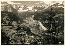 13114819 Wengen BE Blick Ins Lauterbrunnental Mittaghorn Breithorn Tschingelhorn - Other & Unclassified