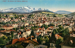 13114799 St Gallen SG Stadtpanorama Mit Blick Zum Saentis Appenzeller Alpen St.  - Andere & Zonder Classificatie