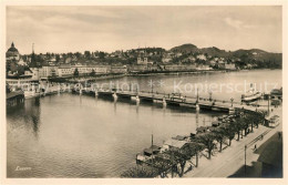 13114787 Luzern LU Stadtpanorama Reuss Bruecke Luzern - Sonstige & Ohne Zuordnung