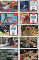 Lotto 10 Schede Prepagate TIM/OMNITEL (vedi Descrizione) - Cartes GSM Prépayées & Recharges