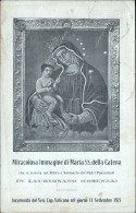 Cs491 Cartolina Laurignano Miracolsa Immagine Di Maria Ss.della Catena Cosenza - Cosenza