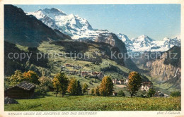 13114577 Wengen BE Landschaftspanorama Gegen Jungfrau Und Breithorn Berner Alpen - Other & Unclassified