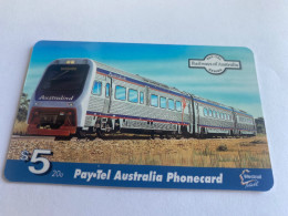 1:046 - Australia Pay Tel Railways Of Australia Train - Australië