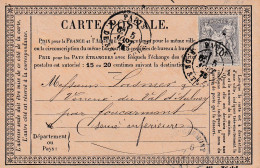 CARTE POSTALE 1876 - 1876-1878 Sage (Tipo I)