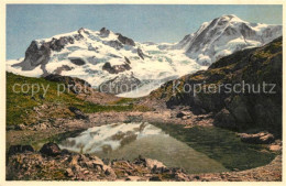 13114157 Zermatt VS Riffelsee Bergsee Monte Rosa Lyskamm Gebirgspanorama Wallise - Andere & Zonder Classificatie