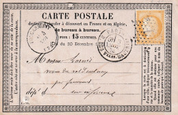 CARTE POSTALE 1841 - 1871-1875 Ceres