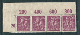 MiNr. 241 Oberrand ** (0342) - Unused Stamps