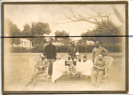 PHOTOGRAPHIE . KANAKI. CANAKI. Soldats Avec Décorations Médailles Militaire  16 Avril 1909 - Guerra, Militari