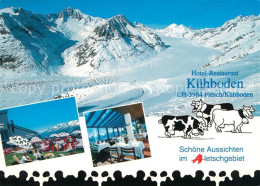 13104717 Fiesch Hotel Restaurant Kuhboden Terrasse Gaststube Panorama Fiesch - Other & Unclassified