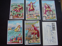 Original Old Cards Chromos Liebig S 1194 Voyage De Gulliver A Lilliput Complet - Liebig