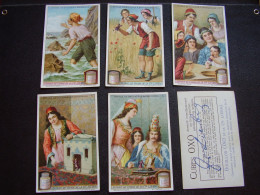 Original Old Cards Chromos Liebig S 1195 Voyage De Gulliver A  Brobdingnag Complet - Liebig