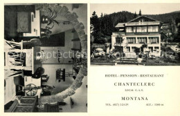 13086439 Montana VS Hotel Pension Restaurant Chanteclerc Montana - Altri & Non Classificati