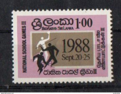 Sri Lanka  - 1988 -  National School Games III   - MNH ( OL 10/03/2022 ) - Sri Lanka (Ceylon) (1948-...)