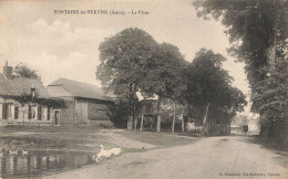 Fontaine Les Vervins , Aisne * La Place * Mare Abreuvoir - Autres & Non Classés