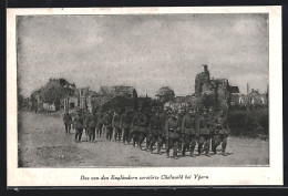 AK Cheluveld B. Ypern, Das Von Den Engländern Zerstörte Cheluveld Bei Ypern  - Andere & Zonder Classificatie