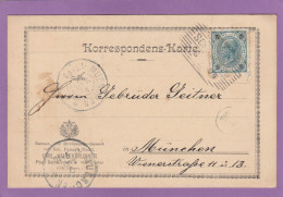 SENSEN- UND STROHMESSER- GEWERK, SCHALCHEN. POSTKARTE NACH MÜNCHEN,1904. - Cartas & Documentos