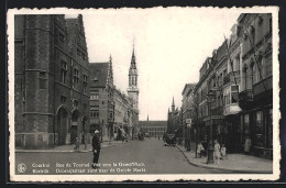 AK Courtrai, Rue De Tournai, Vue Vers La Grand Place  - Otros & Sin Clasificación