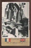 BAR-LE-DUC (MEUSE) - DESTRUCTION DU PONT NOTRE-DAME - LA STATUE EPARGNEE AU MILIEU DES RUINES -  31 AOUT 1944 - Orte