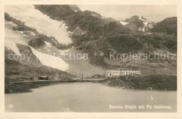 13069059 Berninapass Bernina Hospiz Bergsee Piz Cambrena Berninagruppe Bernina - Andere & Zonder Classificatie