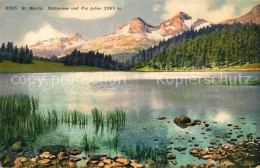 13069057 St Moritz GR Statzersee Und Piz Julier Albula Alpen St. Moritz - Andere & Zonder Classificatie