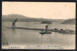 AK Muroran, The Cranes On The Wharf Of The Steel Work  - Altri & Non Classificati