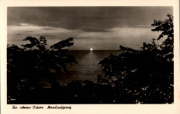 H2249 - Foto Künstlerkarte - Motivkarte Meer See Sonnenuntergang - Verlag W. Stange Heringsdorf DDR - Sonstige & Ohne Zuordnung