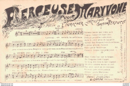 BERCEUSE POUR MARYVONE PARTITION AVEC PAROLES ET MUSIQUE - Musica E Musicisti