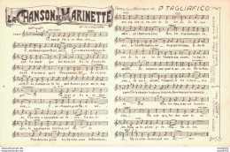 LA CHANSON DE MARINETTE  PARTITION AVEC PAROLES ET MUSIQUE - Music And Musicians