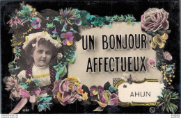 23 UN BONJOUR AFFECTUEUX D'AHUN - Other & Unclassified