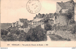89 VEZELAY VUE PRISE DU CHEMIN DE RONDE - Vezelay