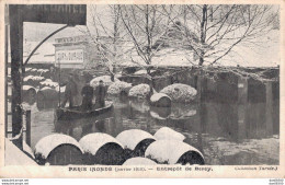 75 PARIS INONDE JANVIER 1910 ENTREPOT DE BERCY - De Overstroming Van 1910