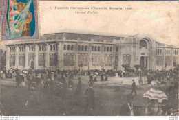 13 EXPOSITION INTERNATIONALE D'ELECTRICITE MARSEILLE 1908 GRAND PALAIS - Weltausstellung Elektrizität 1908 U.a.
