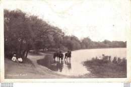 RARE  THE LAKE FLEET ANIMEE SOLDATS SUR CHEVAUX ET FEMMES SUR BERGE - Andere & Zonder Classificatie