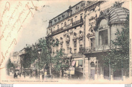 75 PARIS THEATRE PORTE SAINT MARTIN ET RENAISSANCE - Andere Monumenten, Gebouwen