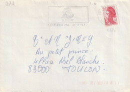 FLAMME PERMANENTE  / N° 2676    56  LORIENT  PPAL - Mechanical Postmarks (Advertisement)