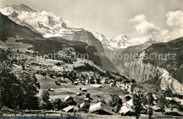 13060699 Wengen BE Mit Jungfrau Und Breithorn Wengen BE - Sonstige & Ohne Zuordnung