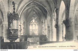 25 ORCHAMPS VENNES INTERIEUR DE L'EGLISE - Andere & Zonder Classificatie