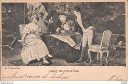 LECON DE STRATEGIE TABLEAU DE H. PRIECHONFRIED - Malerei & Gemälde