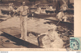 SALON 1906 SUR LA TAMISE TABLEAU DE RAOUL DU GARDIER - Malerei & Gemälde