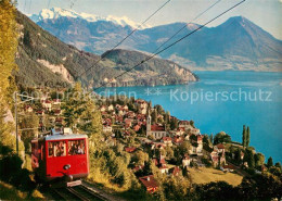 13050677 Vitznau Mit Rigi Bahn Und Nidwaldner Alpen Vitznau - Andere & Zonder Classificatie