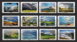 - FRANCE Adhésifs N° 2228/39 Oblitérés - Série Complète ENTRE CIEL ET TERRE 2023 (12 Timbres) - - Used Stamps