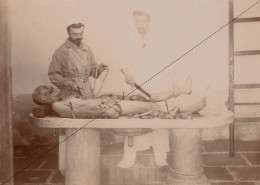 Photo Afrique Algérie Autopsie à Djelfa Chirurgie Médecin Souvenir Mission Géodésique Militaire Boulard Gentil - Antiche (ante 1900)