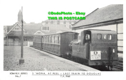 R355128 5. Mona At Peel. Last Train To Douglas. Breese Stamp Co. IOM. RLY. Serie - Monde