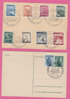 2 POSTKARTEN MIT SONDERSTEMPEL "WÖRTHERSEE - SPORTFESTE" 1946 UND 1949. - Lettres & Documents