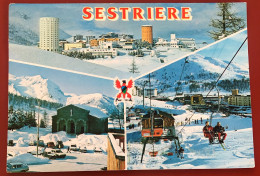 SESTRIERE M.2035 - 1) Le Torri 2) Chiesa S.Edoardo 3) Partenza Impianti - M.te FRAITEVE M.2701 (c758) - Altri & Non Classificati