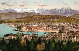 13038639 Luzern LU Panorama Mit Alpenblick Luzern - Andere & Zonder Classificatie