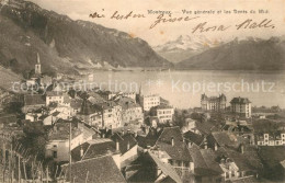 13038629 Montreux VD Vue Generale Et Les Dents Du Midi Montreux - Autres & Non Classés