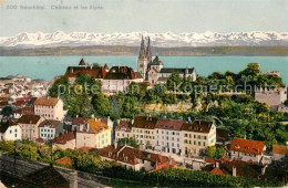 13038579 Neuchatel NE Chateau Et Les Alpes Neuchatel - Autres & Non Classés