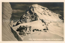 13037599 Jungfrau BE Station Jungfraujoch Mit Berghaus Und Moench Jungfrau BE - Sonstige & Ohne Zuordnung